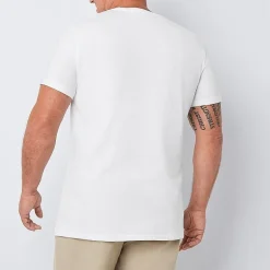 St. John's Bay Super Soft Pocket Mens Crew Neck Short Sleeve Quick Dry Big and Tall T-Shirt