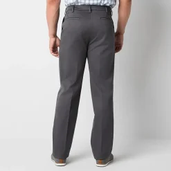 St. John's Bay Universal Easy Care Extender Mens Classic Fit Big and Tall Flat Front Pant
