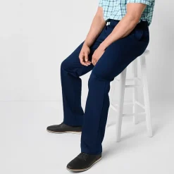 St. John's Bay Universal Easy Care Extender Mens Classic Fit Big and Tall Flat Front Pant