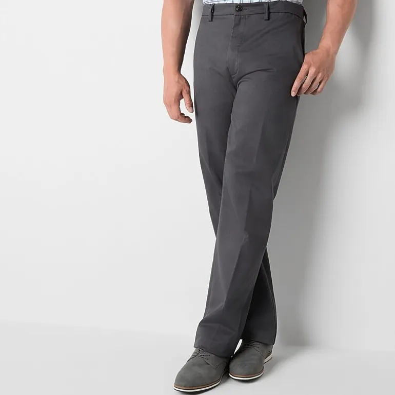 St. John's Bay Universal Easy Care Extender Mens Classic Fit Big and Tall Flat Front Pant