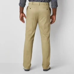 St. John's Bay Universal Easy Care Extender Mens Big and Tall Classic Fit Pleated Pant