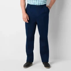 St. John's Bay Universal Easy Care Extender Mens Big and Tall Classic Fit Pleated Pant