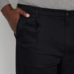 St. John's Bay Universal Easy Care Extender Mens Big and Tall Classic Fit Pleated Pant