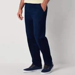 St. John's Bay Universal Wrinkle Free Easy Care Mens Classic Fit Flat Front Pant