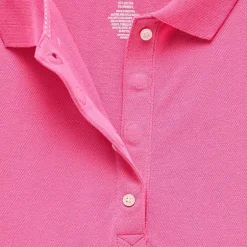 St. John's Bay Womens Adaptive Short Sleeve Easy-on + Easy-off Polo Shirt