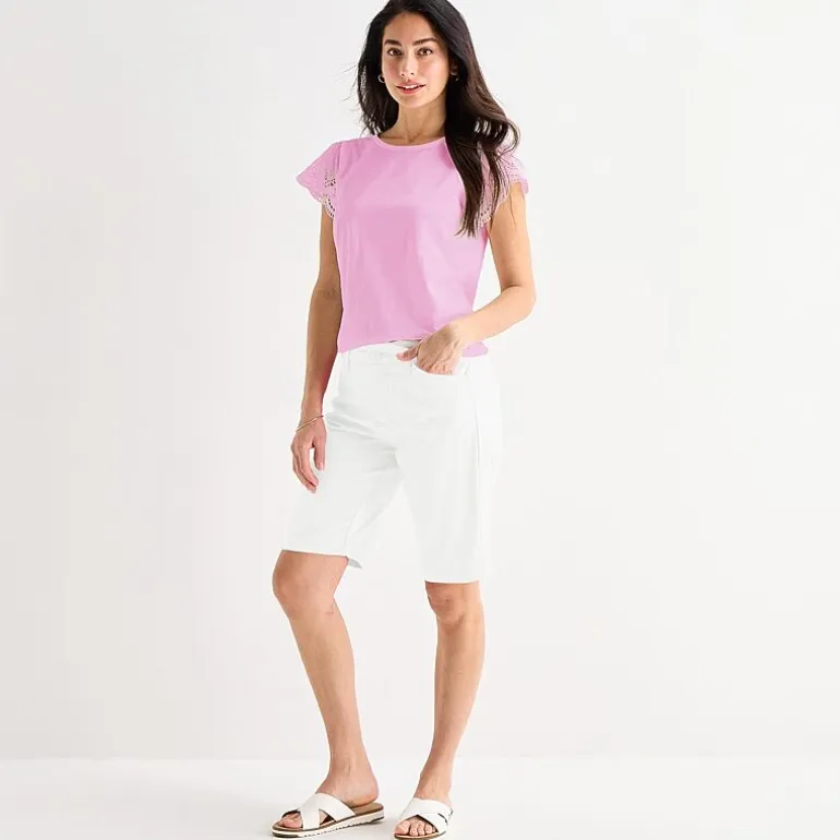 St. John's Bay Womens 11" Bermuda Short