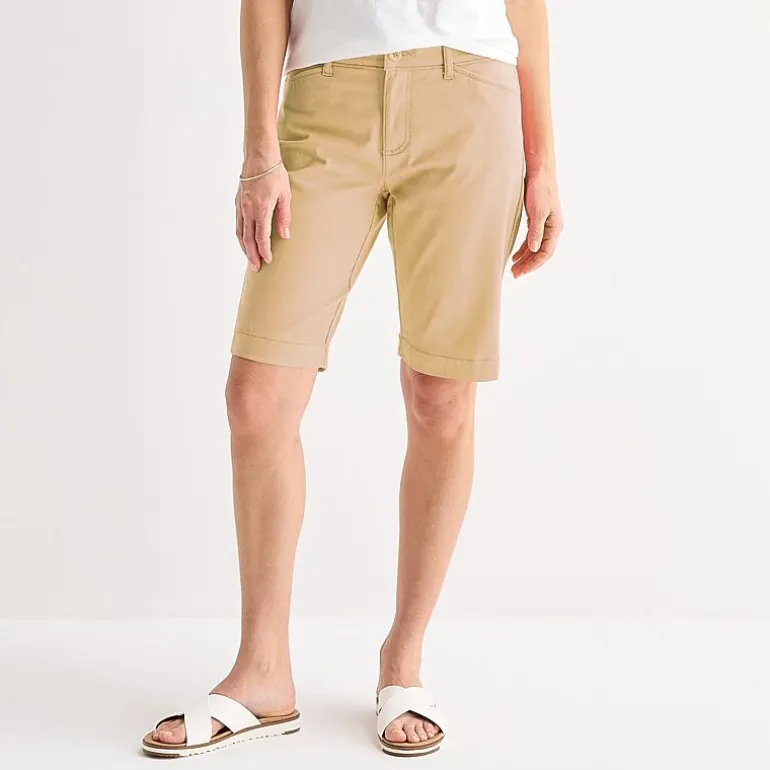 St. John's Bay Womens 11" Bermuda Short