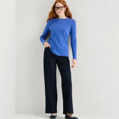 St. John's Bay Womens Crew Neck Long Sleeve T-Shirt