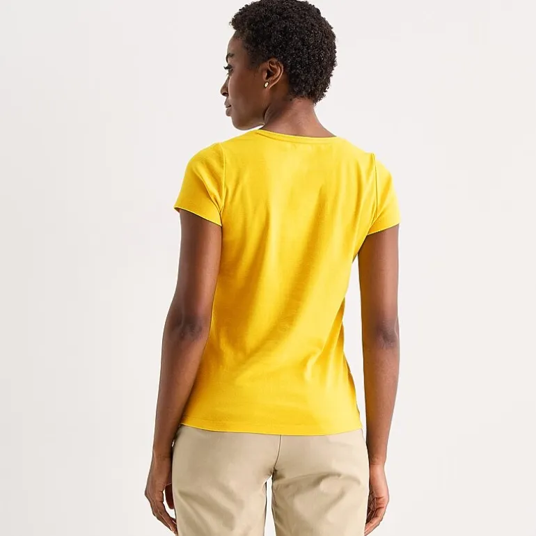 St. John's Bay Womens Crew Neck Short Sleeve T-Shirt