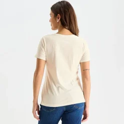 St. John's Bay Womens Crew Neck Short Sleeve Regular Fit Graphic T-Shirt