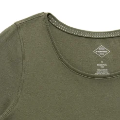 St. John's Bay Womens Easy-on + Easy-off Crew Neck Short Sleeve Adaptive T-Shirt
