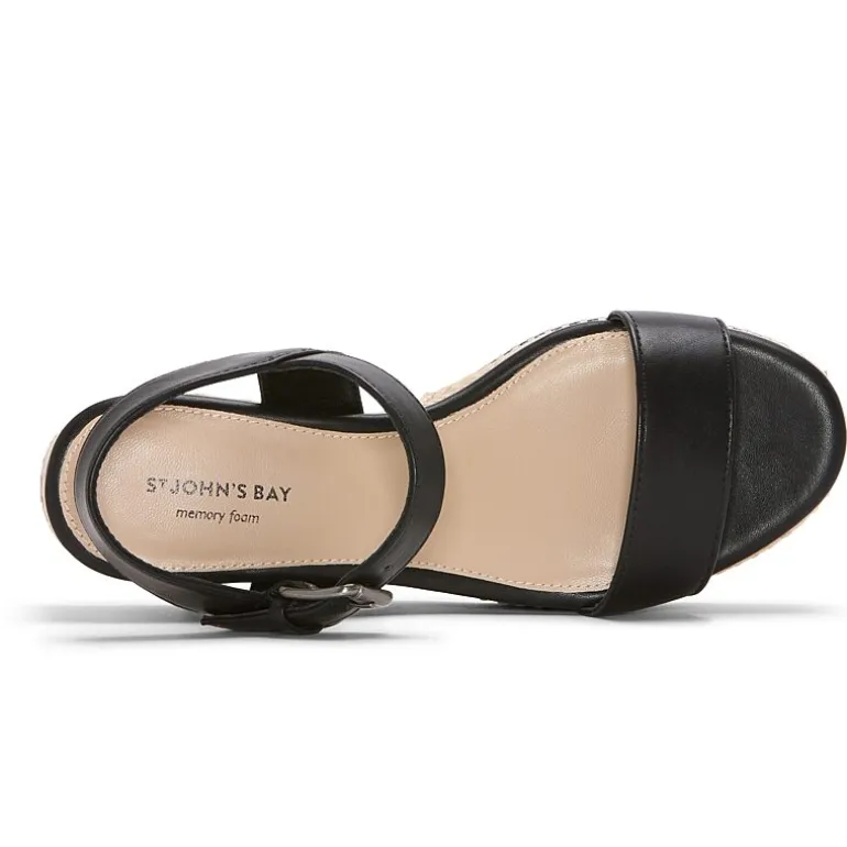 St. John's Bay Womens Harold Wedge Sandals