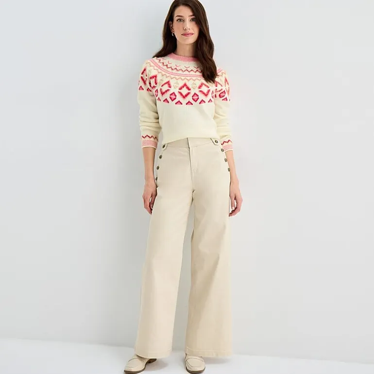 St. John's Bay Womens High Rise Wide Leg Jean