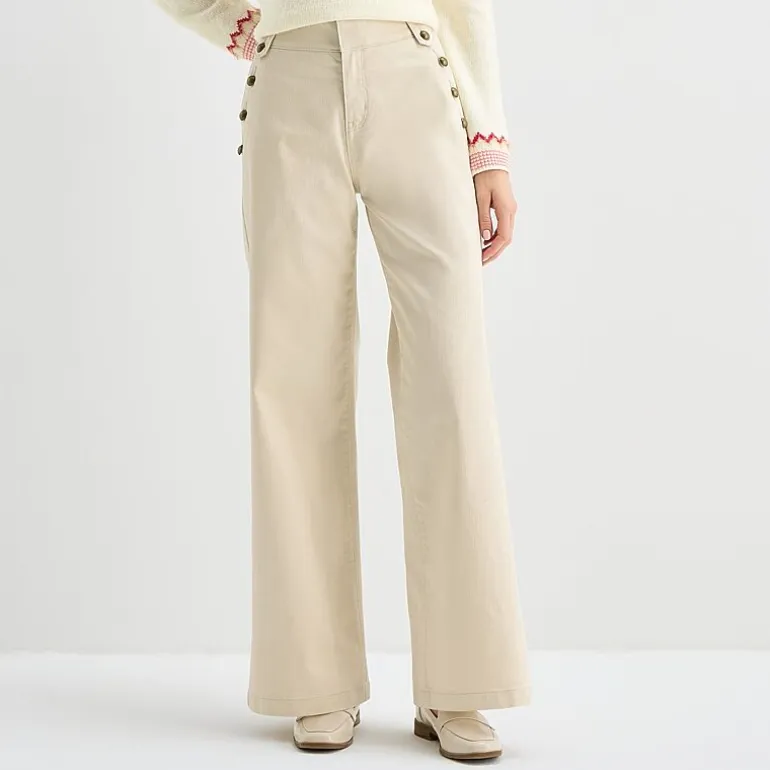 St. John's Bay Womens High Rise Wide Leg Jean