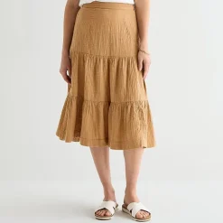 St. John's Bay Womens Long A-Line Skirt