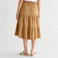 St. John's Bay Womens Long A-Line Skirt