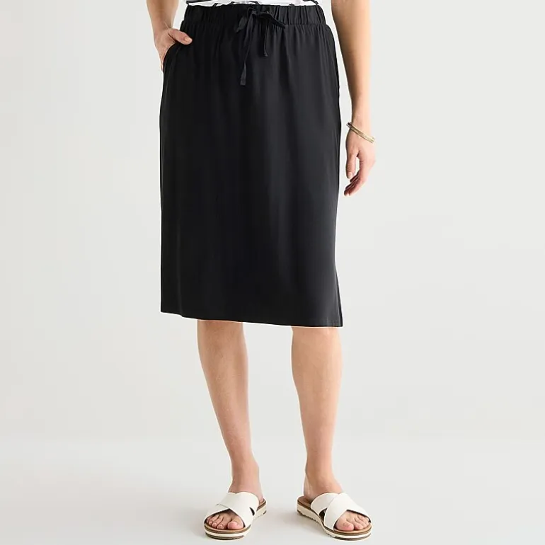 St. John's Bay Womens Midi A-Line Skirt