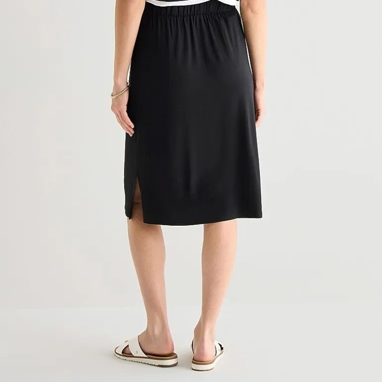 St. John's Bay Womens Midi A-Line Skirt