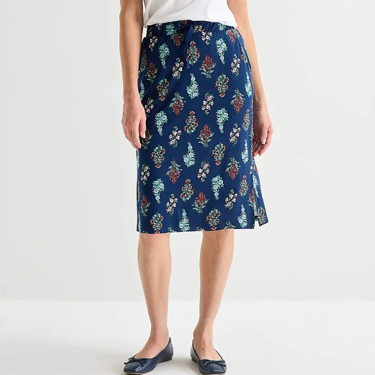 St. John's Bay Womens Midi A-Line Skirt