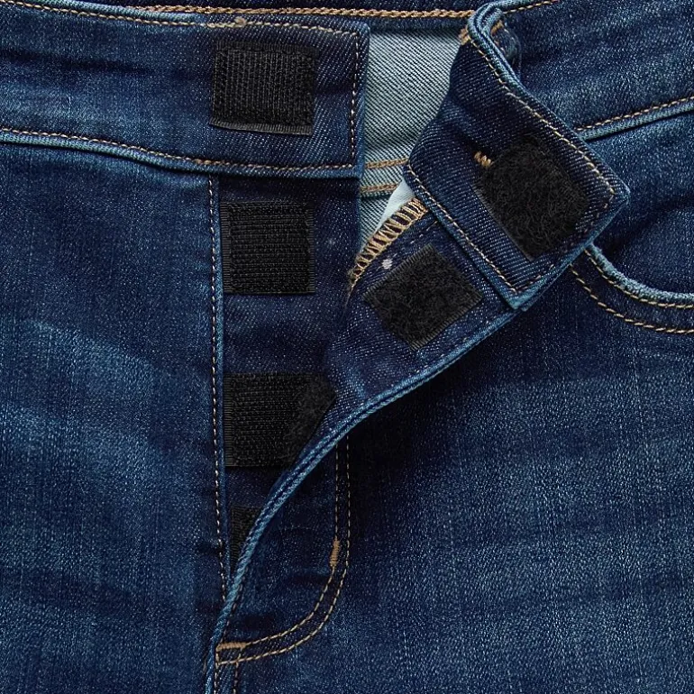 St. John's Bay Womens Mid Rise Adaptive Bootcut Easy-on + Easy-off Jean
