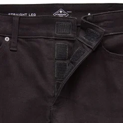 St. John's Bay Womens Mid Rise Adaptive Easy-on + Easy-off Straight Leg Jean