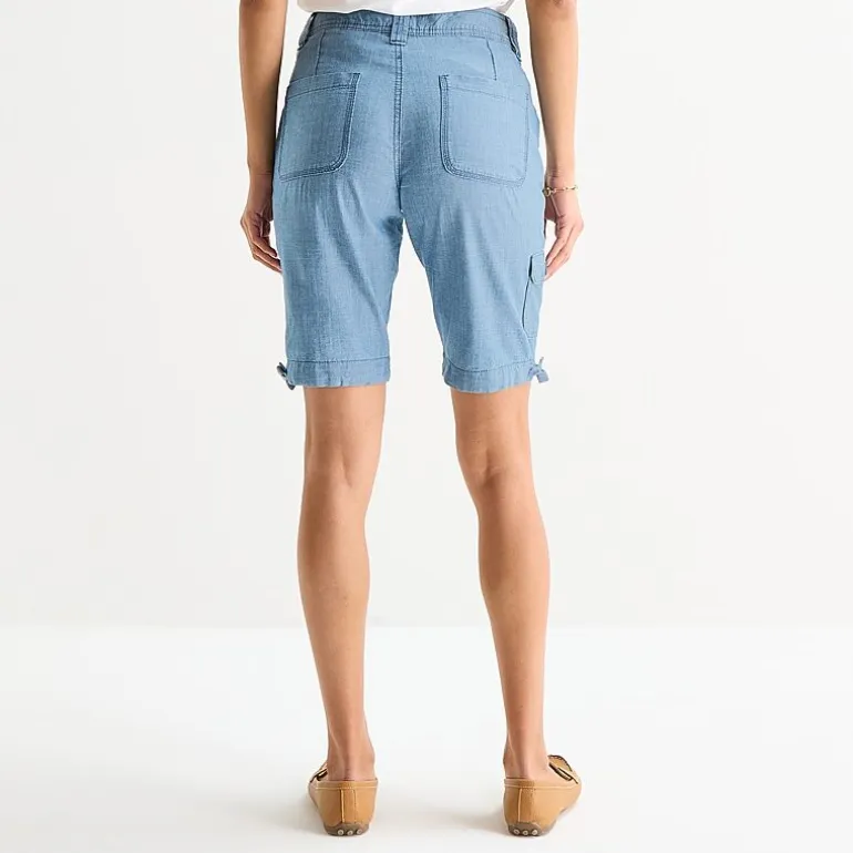 St. John's Bay Womens 11" Mid Rise Bermuda Short