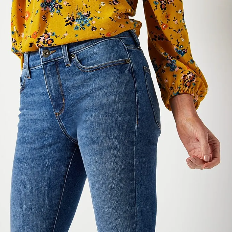 St. John's Bay Womens Mid Rise Bootcut Jean