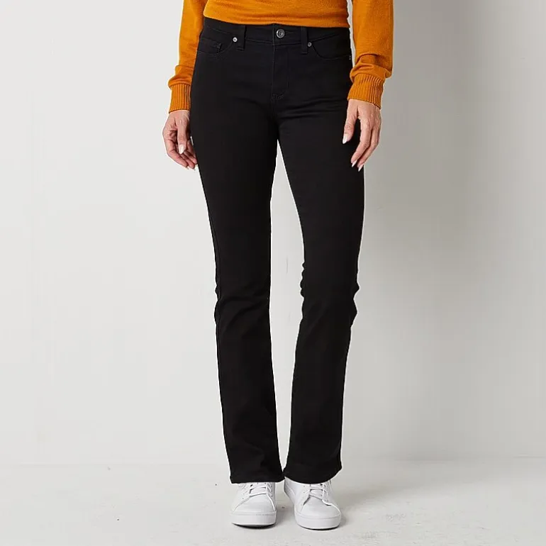 St. John's Bay Womens Mid Rise Bootcut Jean
