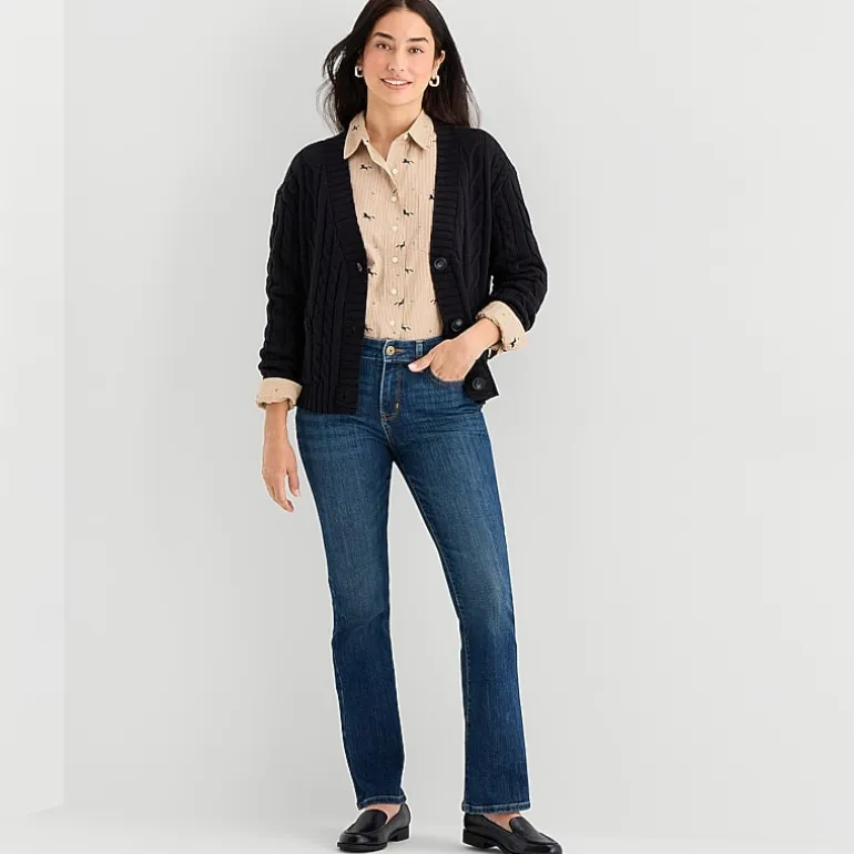 St. John's Bay Womens Mid Rise Bootcut Jean