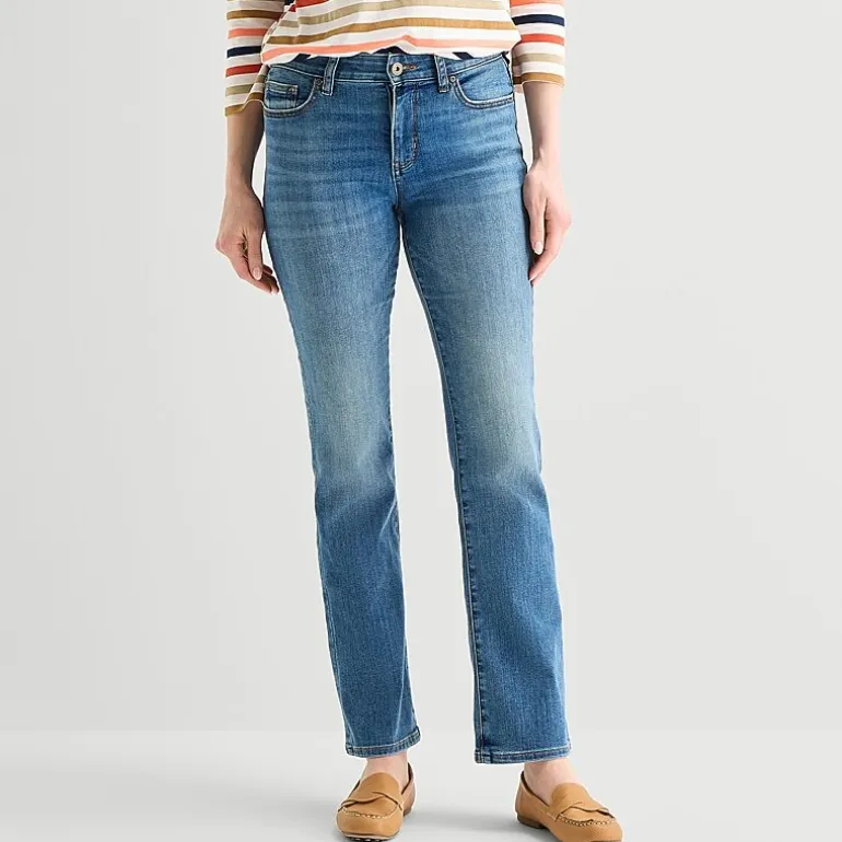 St. John's Bay Womens Mid Rise Bootcut Jean