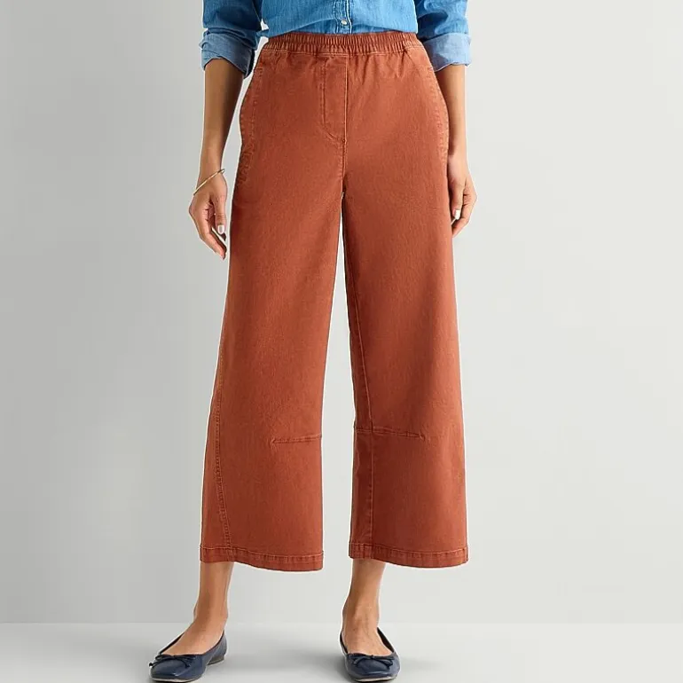 St. John's Bay Womens Mid Rise Cropped Pant