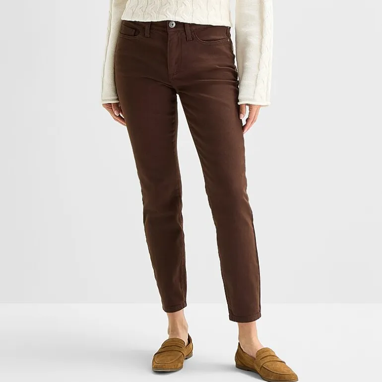 St. John's Bay Womens Mid Rise Skinny Fit Jean