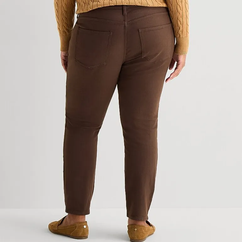 St. John's Bay Womens Mid Rise Skinny Fit Jean
