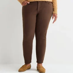 St. John's Bay Womens Mid Rise Skinny Fit Jean