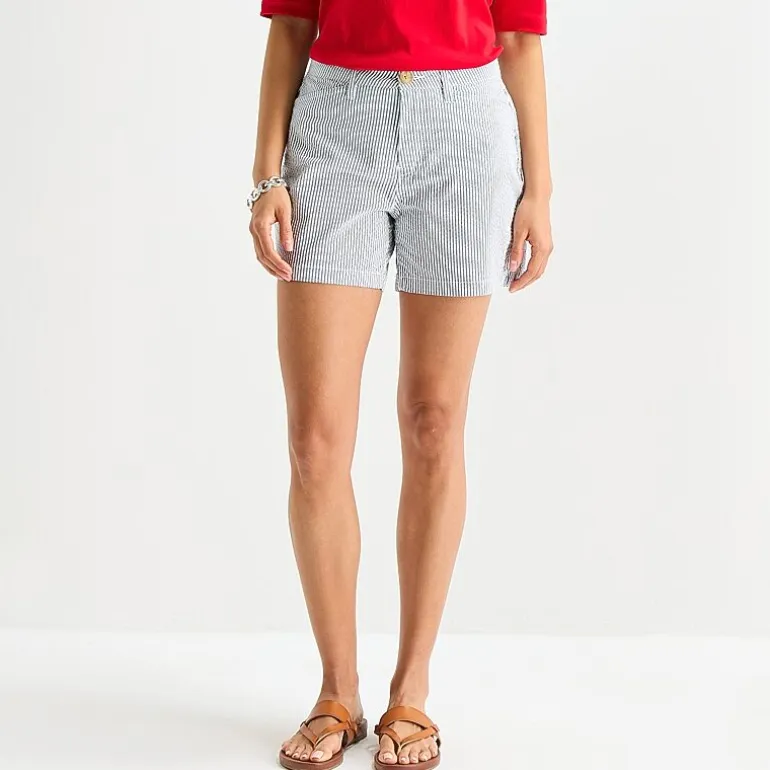 St. John's Bay Womens 5 3/4" Mid Rise Tall Chino Short
