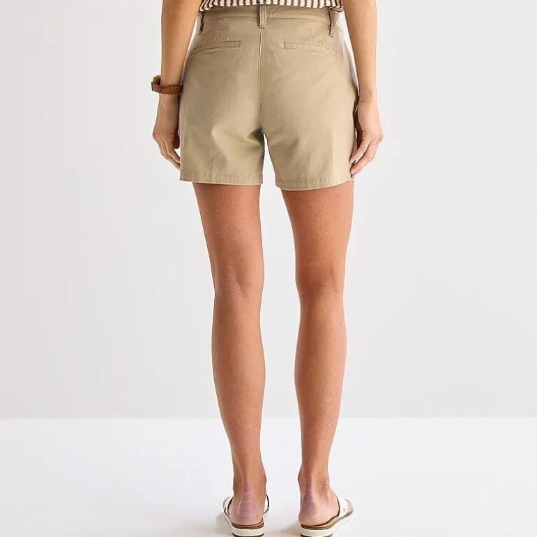 St. John's Bay Womens 5 3/4" Mid Rise Tall Chino Short