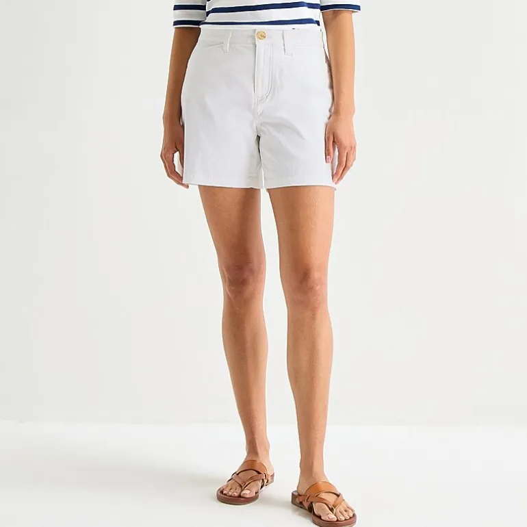 St. John's Bay Womens 5 3/4" Mid Rise Tall Chino Short