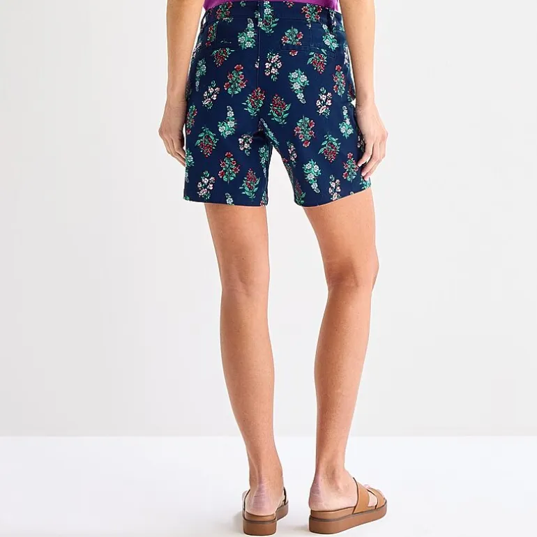 St. John's Bay Womens 7 3/4" Mid Rise Tall Chino Short