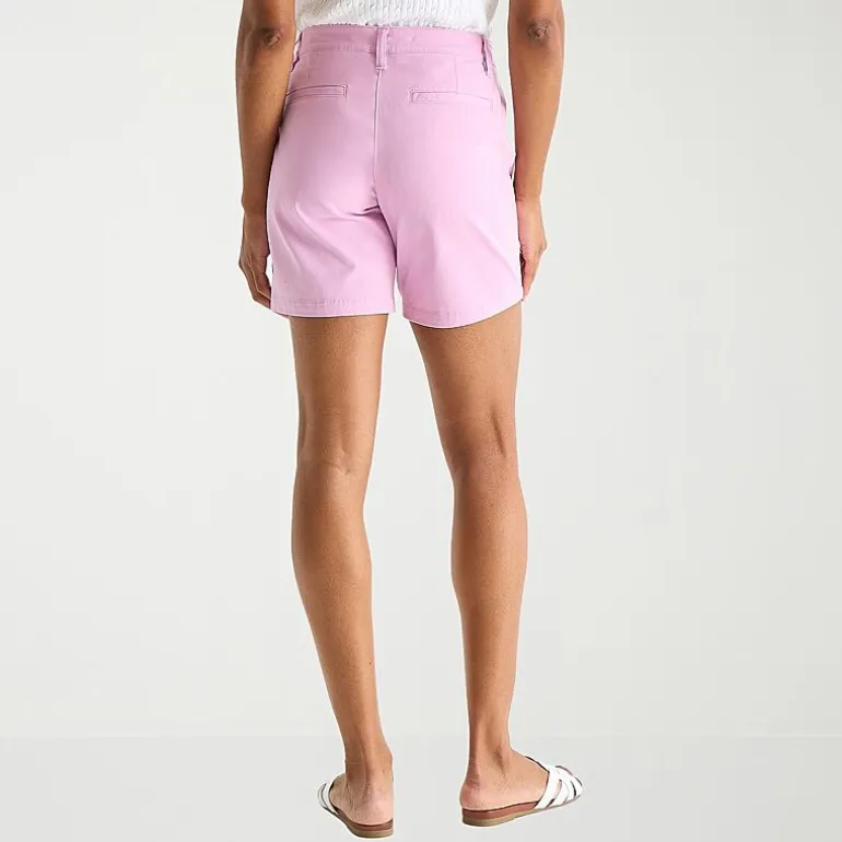 St. John's Bay Womens 7 3/4" Mid Rise Tall Chino Short