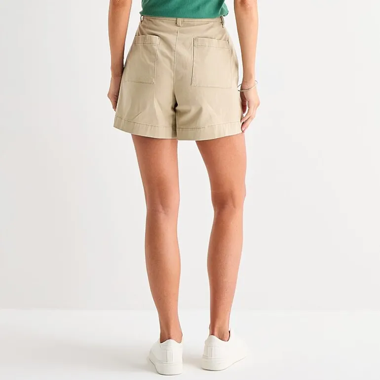 St. John's Bay Womens Pleated Short