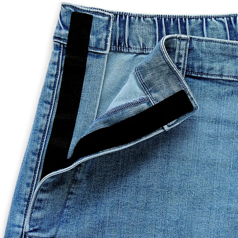 St. John's Bay Womens 12" Plus Adaptive Easy-on + Easy-off Bermuda Short