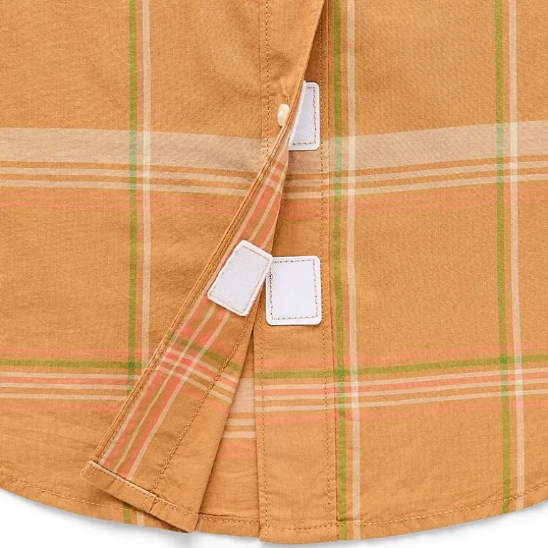St. John's Bay Womens Plus Easy-on + Easy-off Cuffed Long Sleeve Regular Fit Button-Down Shirt