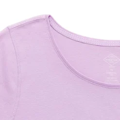 St. John's Bay Womens Plus Easy-on + Easy-off Crew Neck Short Sleeve Adaptive T-Shirt