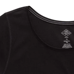 St. John's Bay Womens Plus Easy-on + Easy-off Crew Neck Short Sleeve Adaptive T-Shirt