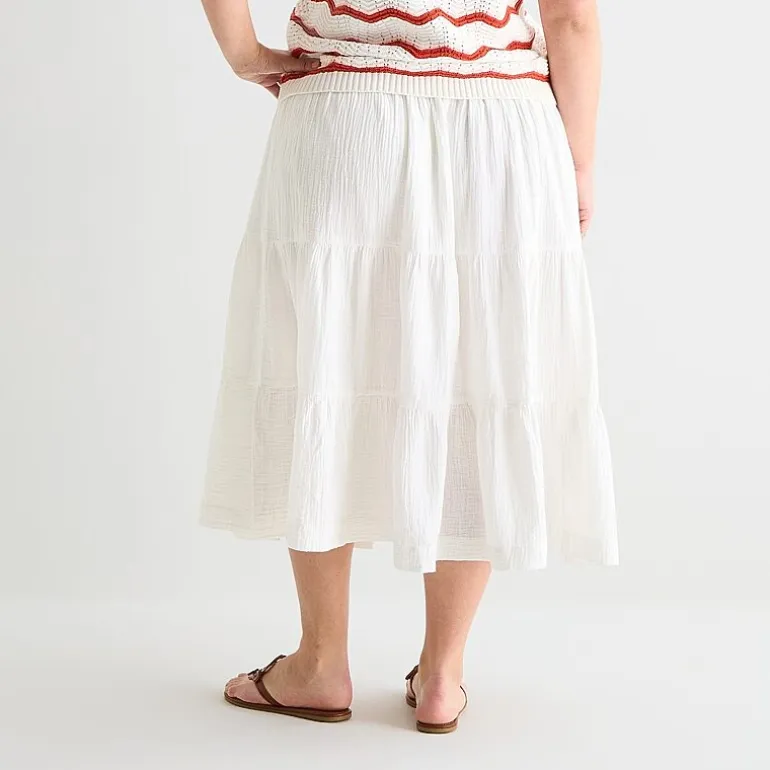 St. John's Bay Womens Plus Maxi Skirt
