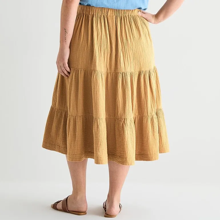St. John's Bay Womens Plus Maxi Skirt