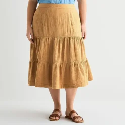 St. John's Bay Womens Plus Maxi Skirt