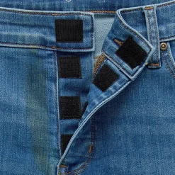 St. John's Bay Womens Plus Mid Rise Adaptive Bootcut Easy-on + Easy-off Jean