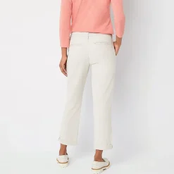 St. John's Bay Women's  Relaxed Fit Girl Friend Chino Pant