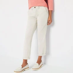 St. John's Bay Women's Relaxed Fit Girl Friend Chino Pant